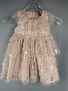 Wicked Toddler Dress 3T Pink Tulle Butterfly Princess Party Glinda Style
